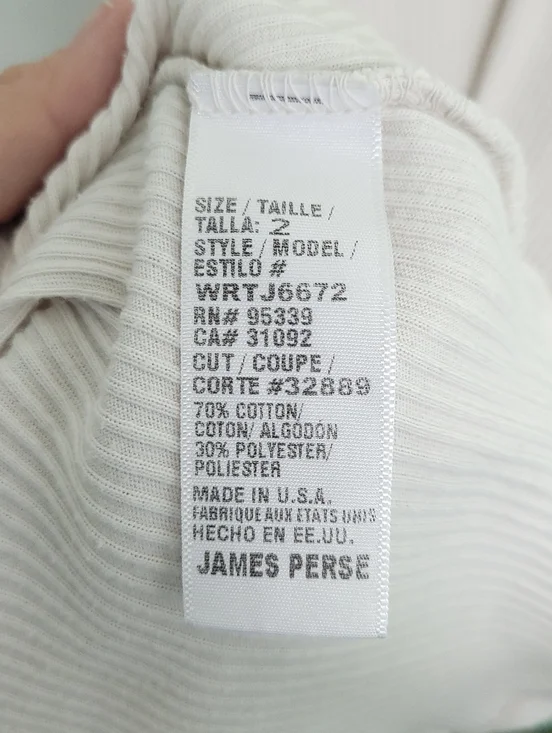 JAMES PERSE Ribbed Tank Maxi Dress Size 2 - Picture 5 of 8